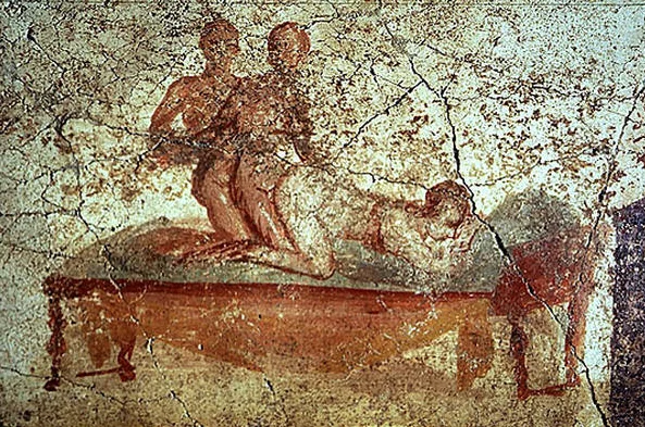 The Vettii domus has the main erotic frescoes in Pompeii. Photo: Ansa