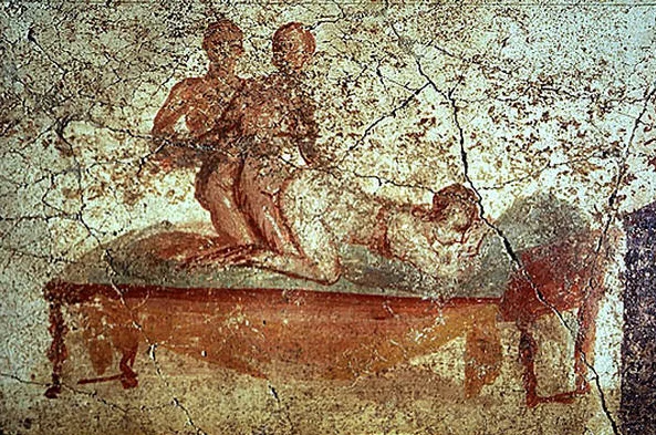 A domus dos Vettii tem os principais afrescos eróticos de Pompeia. Foto: Ansa