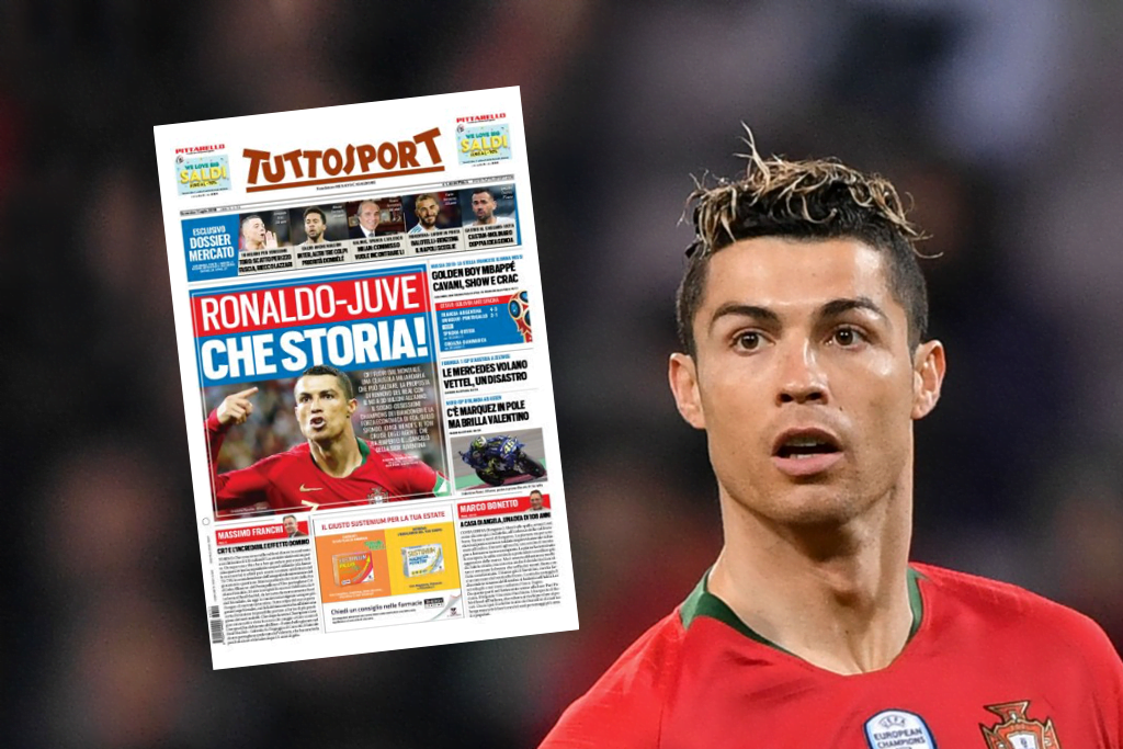 Cristiano Ronaldo na rota da Juventus, diz jornal italiano