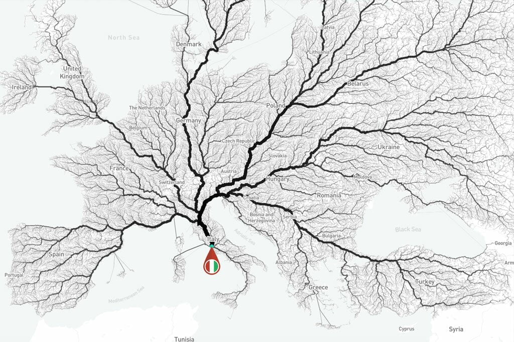 Portugal Romano - «Mapa de quase todas as cidades romanas, que