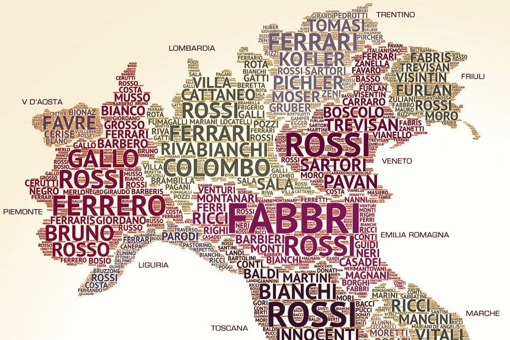 sobrenomes italianos