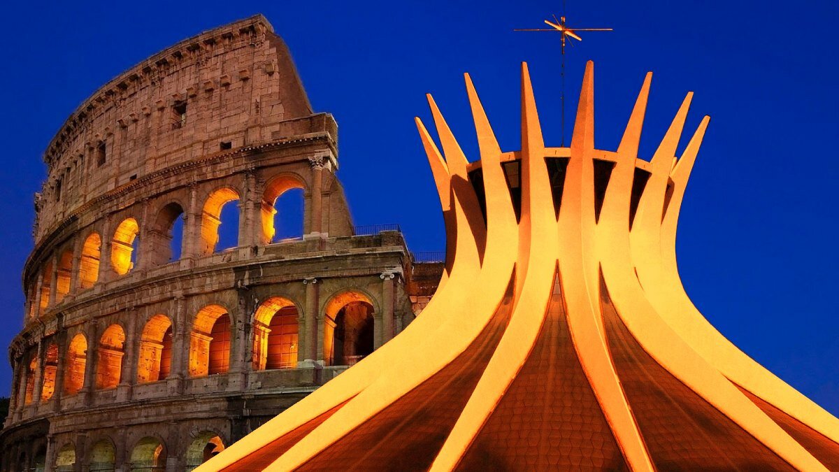 Roma e Brasilia comemoram aniversário de fundação em 21 de abril
