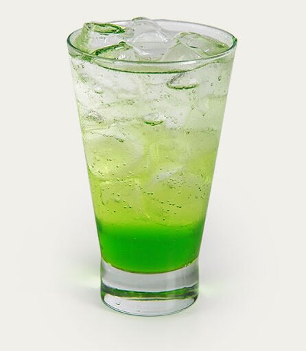 Soda Italiana de maçã verde e limão