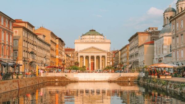 elegante Städte Italiens Triest