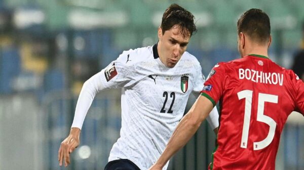 Italia derrota a Bulgaria