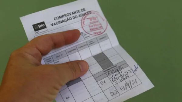 Certificado de vacunación de Brasil