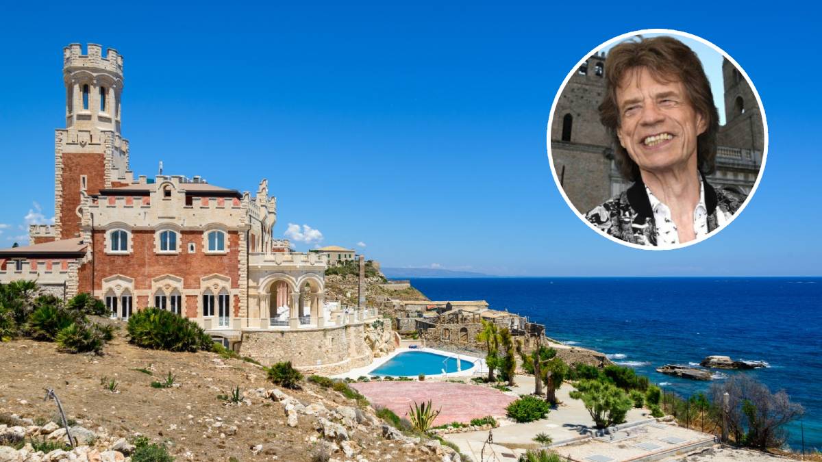 Mick Jagger a casa in Sicilia