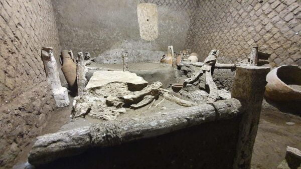 quarto de escravos em Pompeia