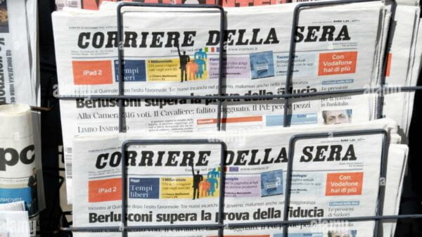principais jornais da italia