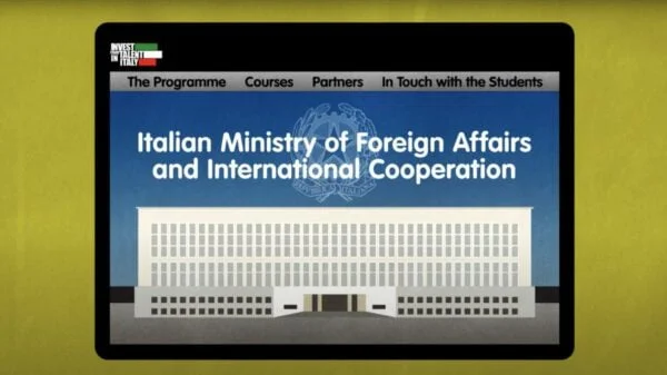 L'Italie offre des bourses