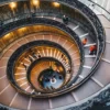 A Escadaria Espiral nos Museus do Vaticano