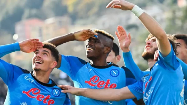 Napoli podría levantar el Scudetto en la próxima ronda de la Serie A del fútbol italiano