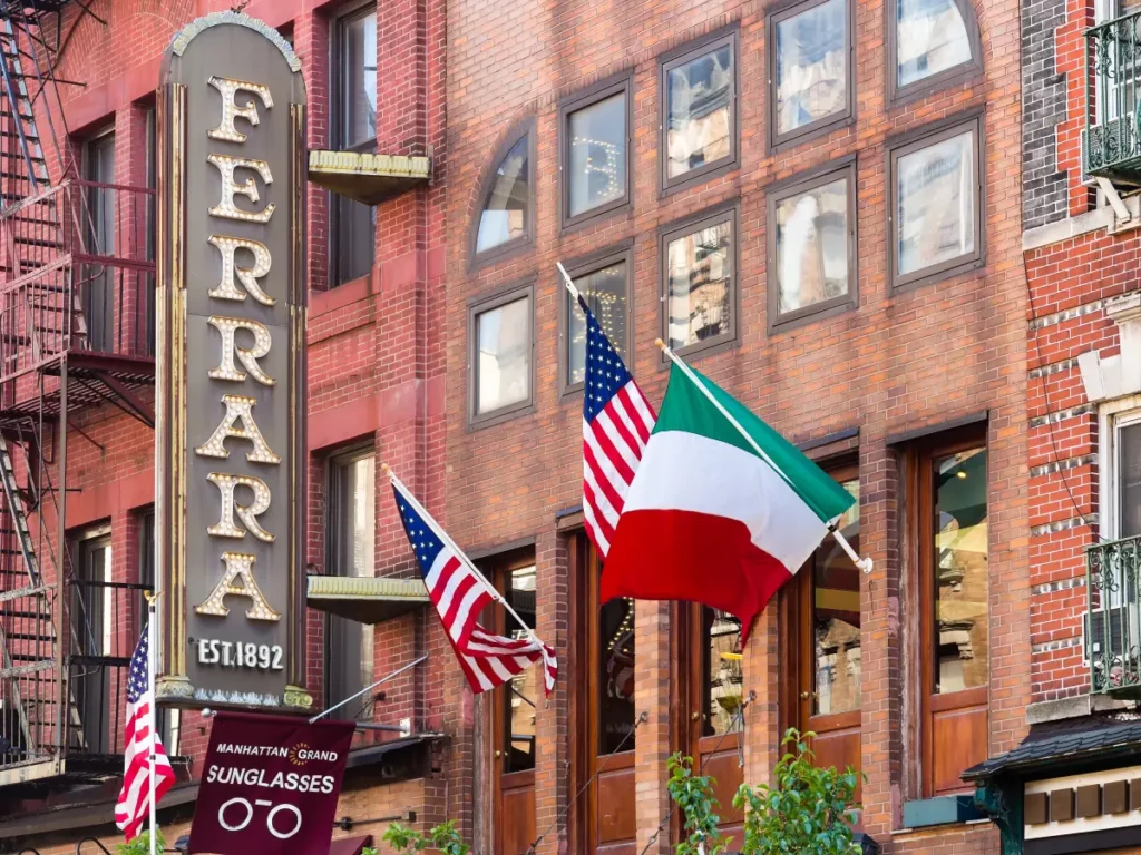 Restaurante italiano em Nova Iorque é uma representação da presença italiana desde 1892 | Foto: Depositphotos