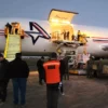 Boeing 767 trouxe ajuda humanitária da Itália ao Rio Grande do Sul | Foto: Divulgação