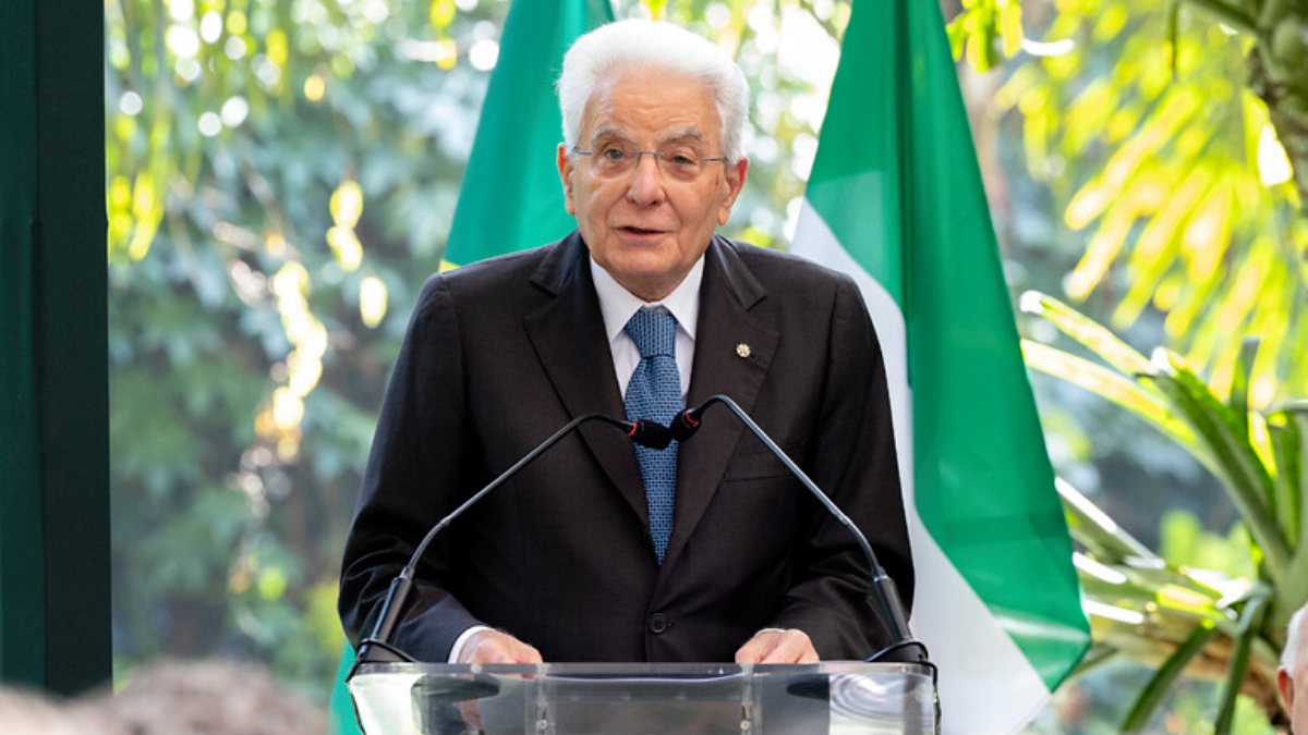 Sergio Mattarella também elogiou país por acolher imigrantes