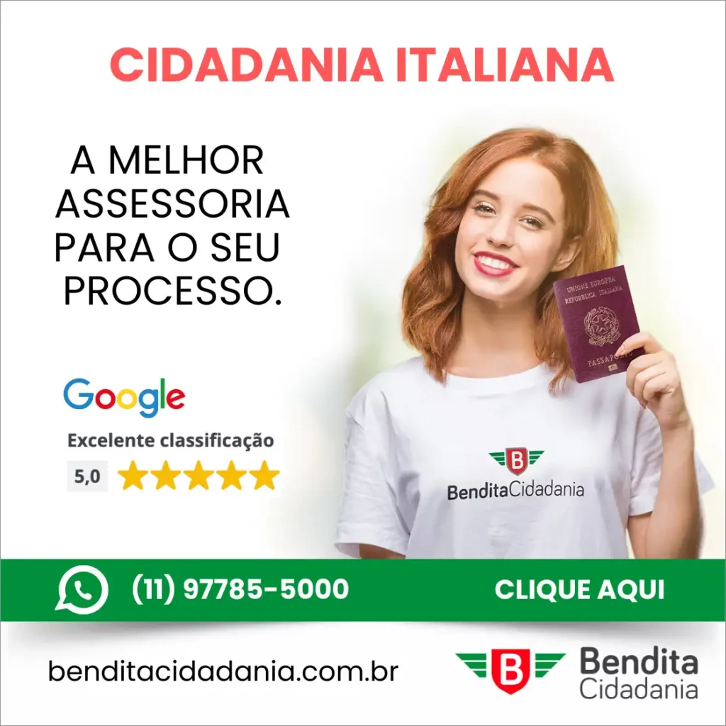 Bendita Cidadania – Cidadania Italiana, assessoria, consultoria, advogado