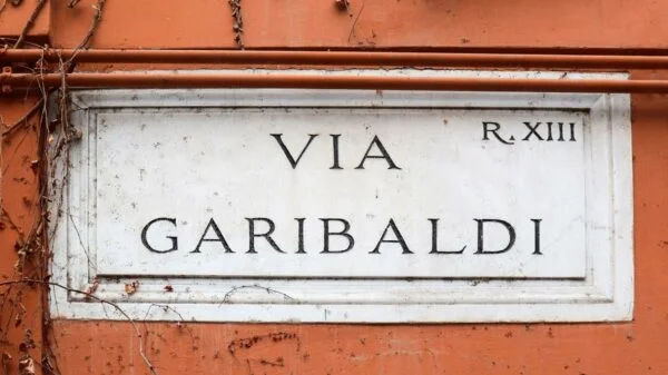 Giuseppe Garibaldi é uma das figuras históricas que dão nomes às ruas da Itália | Foto: Depositphotos