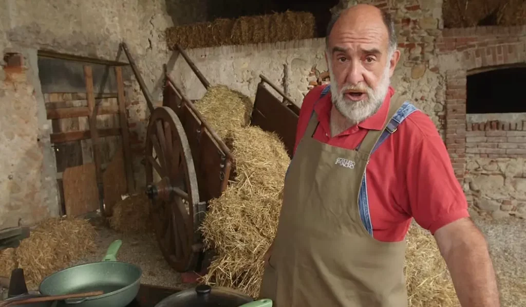 Autêntico e cheio de personalidade, Giorgione na cozinha é uma verdadeira celebração dos sentidos | Foto: Rai Play 