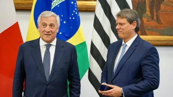 Coincidence or premeditated message? Proposal to restrict Italian citizenship is presented during Tajani's visit to Brazil. In the photo: Antonio Tajani and Tarcisio de Freitas, governor of São Paulo | Photo: Celso Silva / Government of the State of SP