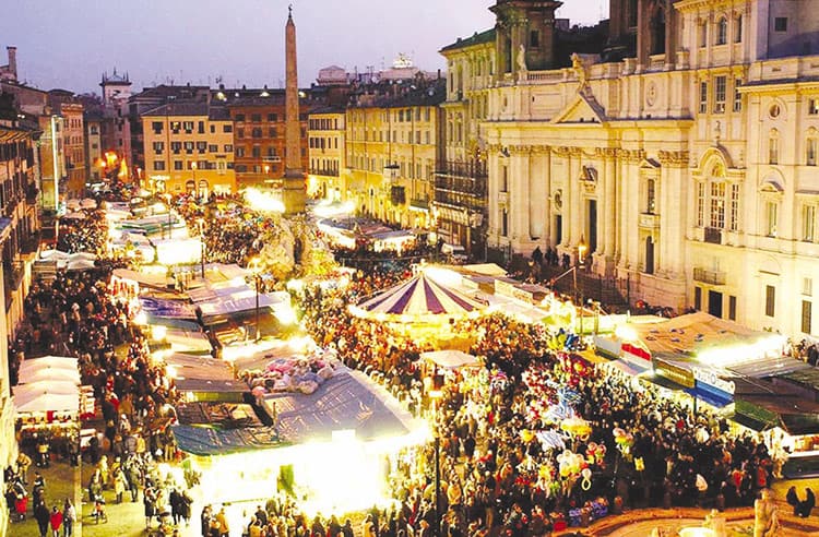 
Mercatini di Natale, Piazza Navona, Roma | Foto: roma-events.it