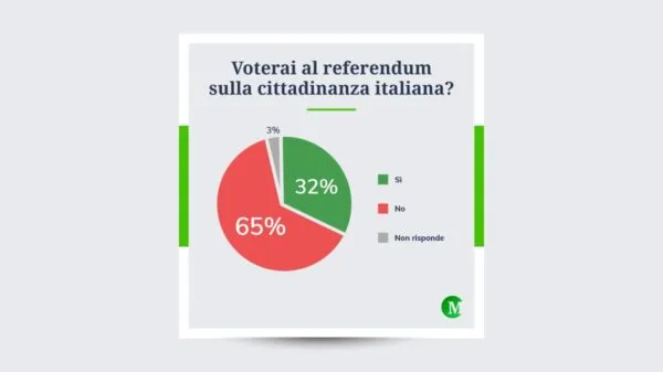 Resultado da pesquisa Money.it sobre o referendo da cidadania | Arte: Money.it