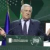 Antonio Tajani durante discurso na Anci: críticas ao sistema de cidadania italiana por descendência | Divulgação/Anci