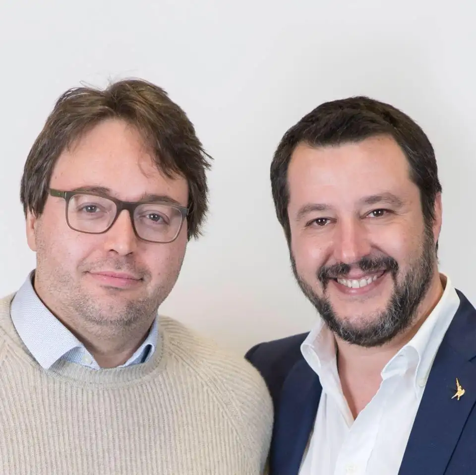 Igor Iezzi e Matteo Salvini | Foto: Facebook/Igor Iezzi