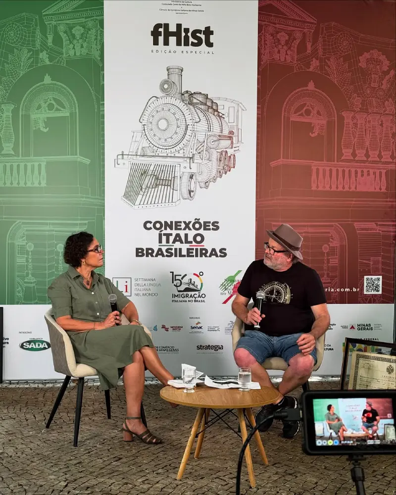 Na Tenda de Memórias, uma das atividades do festival, depoimentos de moradores de Belo Horizonte sobre seus antepassados italianos foram coletados. Neste momento, Francisco Laureano compartilha uma de suas histórias.