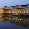 Aerial tunnel crosses the historic center of the Renaissance capital.