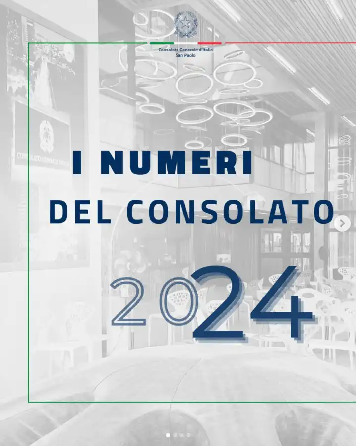 Consulado italiano em SP apresenta resultados de 2024