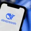 DeepSeek AI-Bildschirm wird auf einem Mobiltelefon angezeigt | Foto: X Screengrab