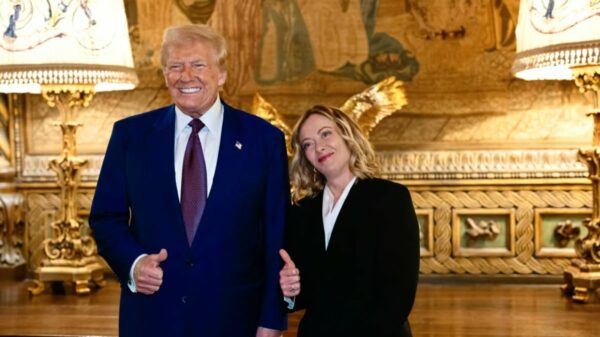 Quem gostou dá o joinha: Primeiro encontro entre Meloni e Trump aborda Ucrânia e tarifas comerciais | Foto: Governo italiano