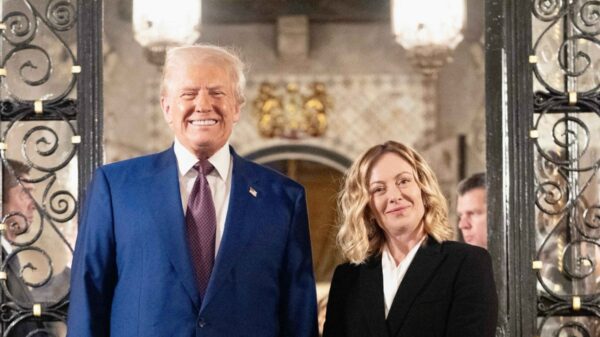 Giorgia Meloni und Donald Trump während eines Treffens in Mar-a-Lago, 4. Januar | Foto: Offenlegung