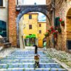 Centro histórico de Casperia, pequena cidade na província de Rieti, conhecida por sua beleza e tranquilidade | Foto: Depositphotos