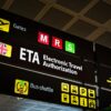 Placas de controle de passaporte no Aeroporto de Heathrow, Londres | Foto: iStockPhoto