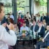 Il Console Generale d'Italia a Porto Alegre, Valerio Caruso, interviene alla cerimonia di apertura delle celebrazioni dei 150 anni dell'immigrazione italiana nello Stato, a Bento Gonçalves | Foto: divulgazione