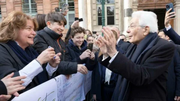 Presidente celebrou a diversidade na Universidade de Perugia.