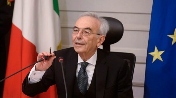 Giovanni Amoroso, presidente da Corte Constitucional da Itália, em Roma | Foto: Divulgação