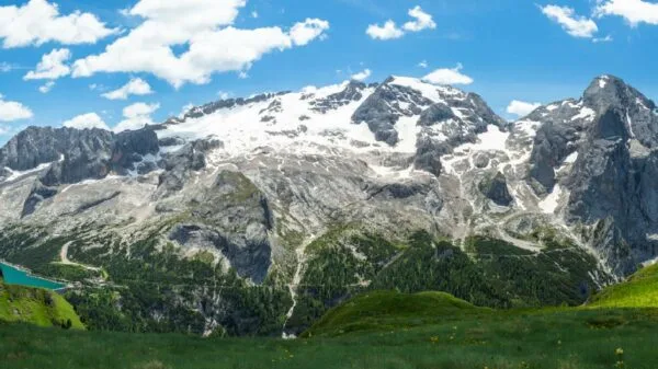 Glaciares das Dolomitas desaparecerão dentro de algumas décadas.