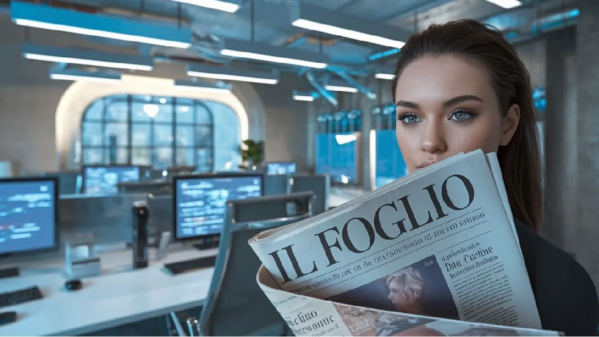 Il Foglio lança primeira edição de jornal totalmente feita por IA | Imagem: IA