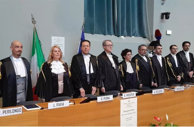 Inauguração do ano judiciário no grande salão da Cavallerizza Reale, em Turim | Foto: ITALPRESS 