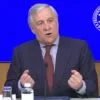 O ministro Antonio Tajani durante coletiva sobre a reforma da cidadania italiana, em Roma | Foto: Divulgação/Governo