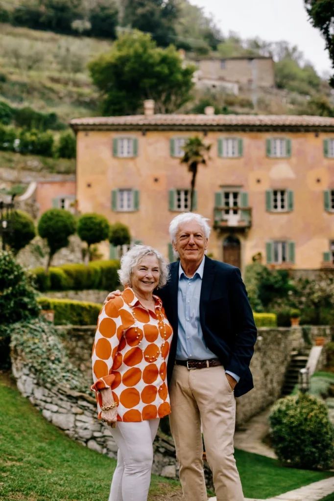 Frances Mayes e o marido Ed