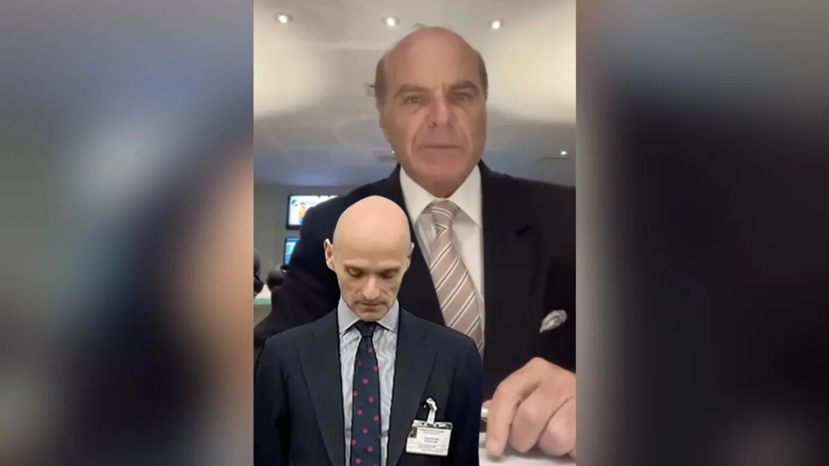 Marcelo de Carvalho em vídeo no Instagram propõe processar diplomata italiano Stefano Soliman, (no destaque) | Foto: Instagram