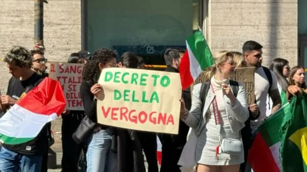 Italo-descendentes protestam em Roma contra decreto que restringe cidadania italiana