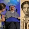 Lucia Ronda aos 111 anos e em sua juventude, quando estudava na Accademia di Brera, em Milão | Foto: Corriere
