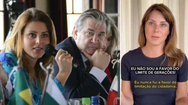 "Fake news, coisa de bandidagem", diz Renata Bueno sobre vídeo de 2017 sobre cidadania italiana | Foto: Reprodução