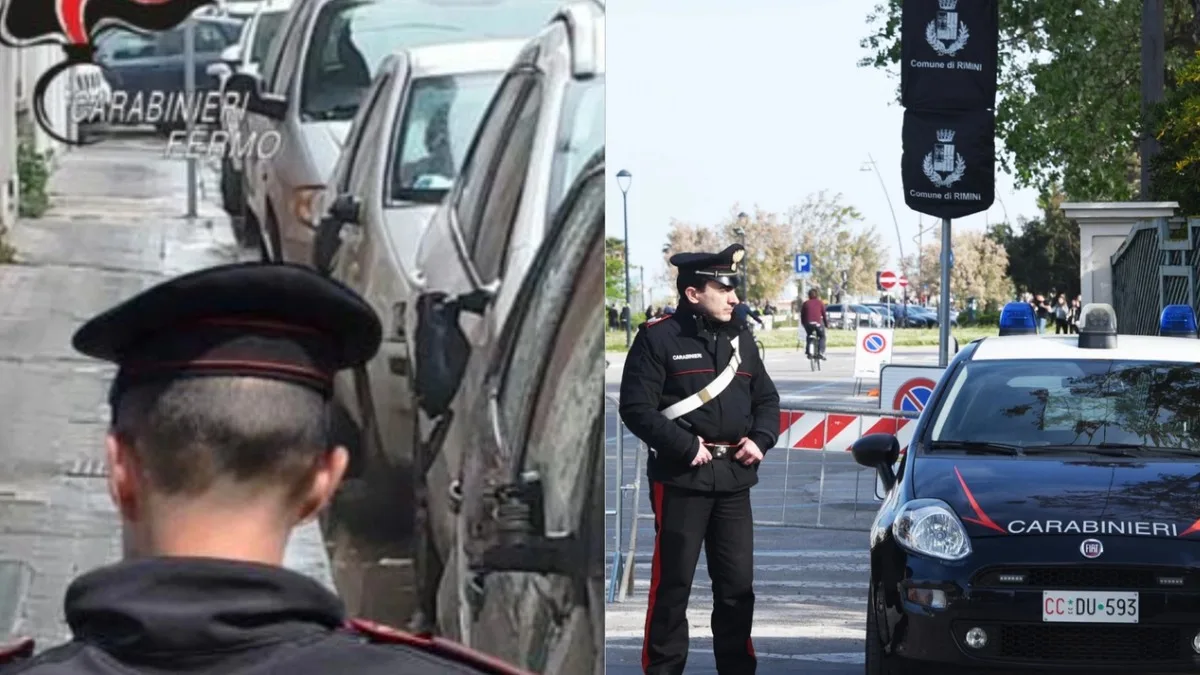 Retrovisores danificados por brasileiro detido em Porto Sant’Elpidio, segundo autoridades locais | Foto: Il Resto del Carlino