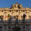 Fachada da Corte Constitucional da Itália, em Roma, onde será realizada a audiência de 24 de junho | Foto: Depositphotos
