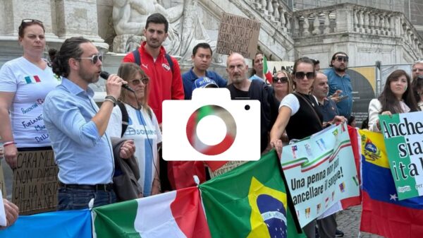 Manifestação em Roma contra projeto que restringe cidadania italiana por sangue